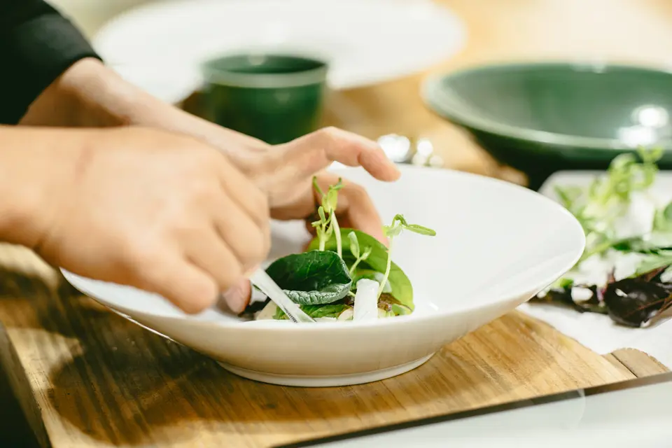 SHOTAシェフの料理風景